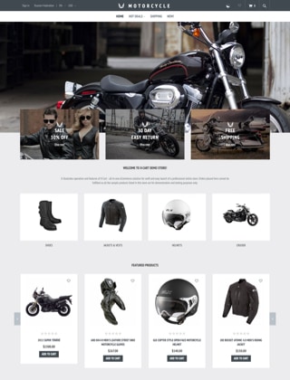Motorcycle store
